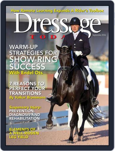 Dressage Today August 16th, 2016 Digital Back Issue Cover