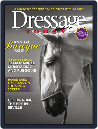Dressage Today June 21st, 2016 Digital Back Issue Cover