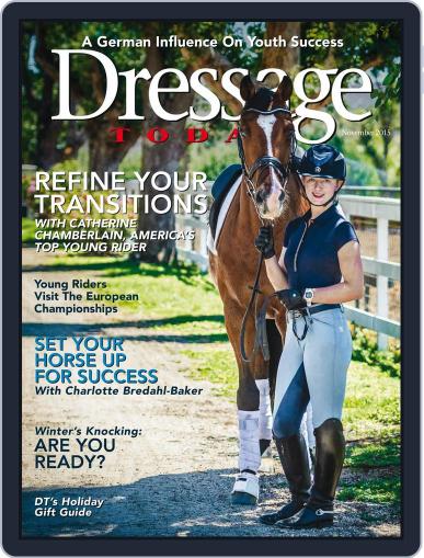 Dressage Today November 1st, 2015 Digital Back Issue Cover
