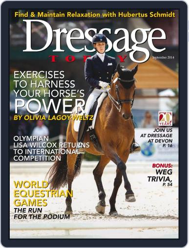 Dressage Today August 26th, 2014 Digital Back Issue Cover