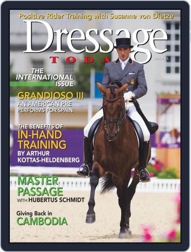 Dressage Today May 28th, 2013 Digital Back Issue Cover