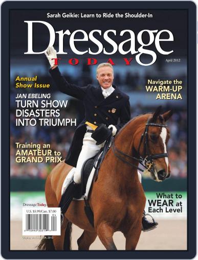 Dressage Today March 12th, 2012 Digital Back Issue Cover