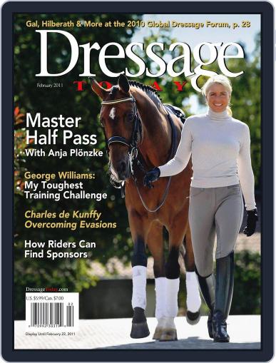 Dressage Today January 25th, 2011 Digital Back Issue Cover