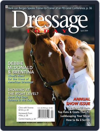 Dressage Today March 24th, 2009 Digital Back Issue Cover