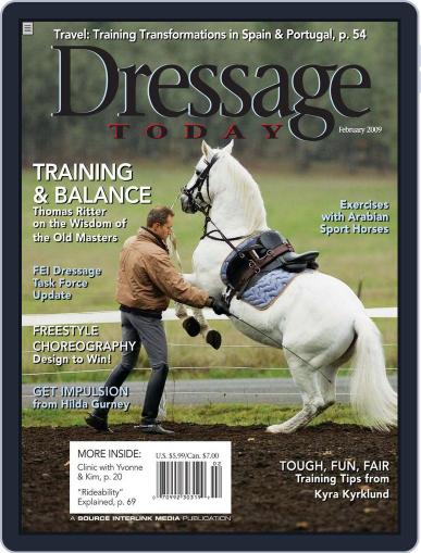 Dressage Today January 27th, 2009 Digital Back Issue Cover