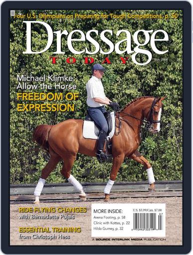 Dressage Today July 15th, 2008 Digital Back Issue Cover