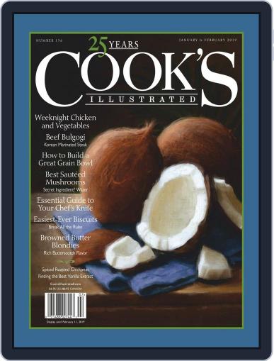 Cook's Illustrated January 1st, 2019 Digital Back Issue Cover