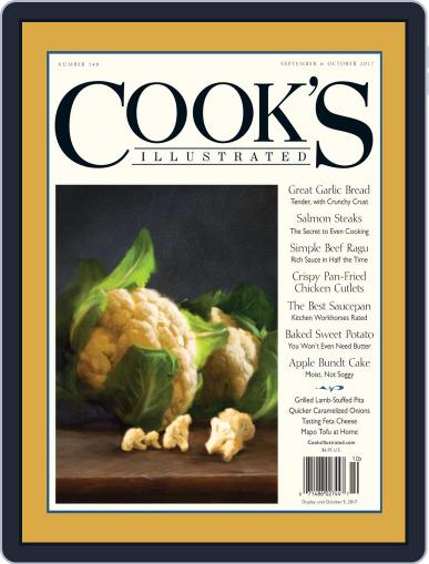 Cook's Illustrated September 1st, 2017 Digital Back Issue Cover