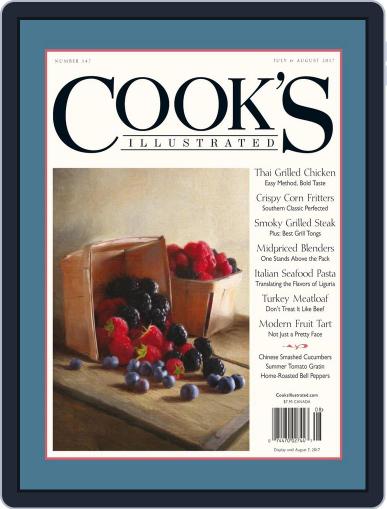 Cook's Illustrated July 1st, 2017 Digital Back Issue Cover
