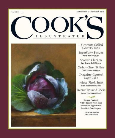 Cook's Illustrated September 1st, 2015 Digital Back Issue Cover