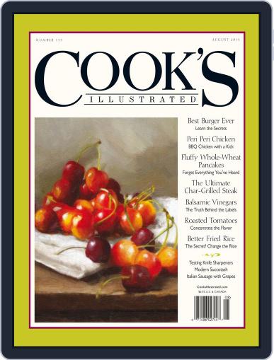 Cook's Illustrated July 1st, 2015 Digital Back Issue Cover