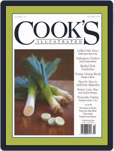 Cook's Illustrated October 9th, 2014 Digital Back Issue Cover