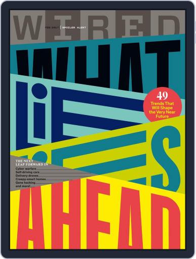 WIRED February 1st, 2017 Digital Back Issue Cover