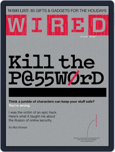 WIRED January 28th, 2013 Digital Back Issue Cover