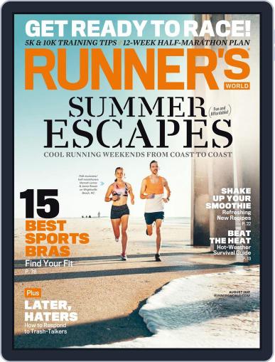 Runner's World August 1st, 2017 Digital Back Issue Cover