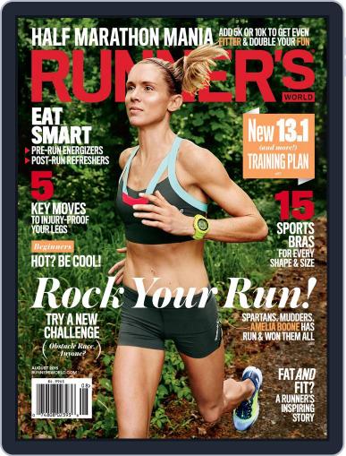 Runner's World August 1st, 2015 Digital Back Issue Cover