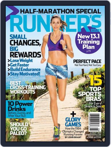 Runner's World August 1st, 2014 Digital Back Issue Cover