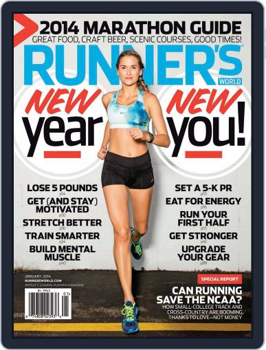 Runner's World January 1st, 2014 Digital Back Issue Cover