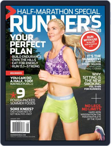 Runner's World August 1st, 2013 Digital Back Issue Cover