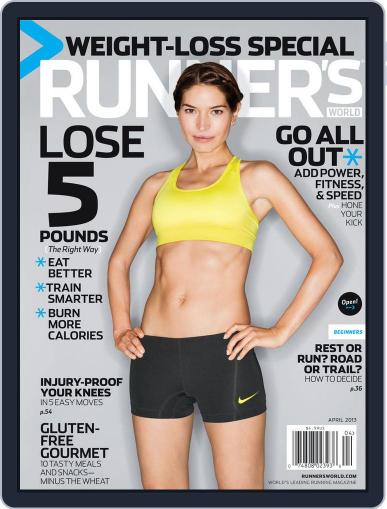 Runner's World April 1st, 2013 Digital Back Issue Cover