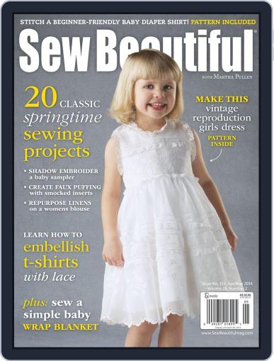 Sew Beautiful February 20th, 2014 Digital Back Issue Cover