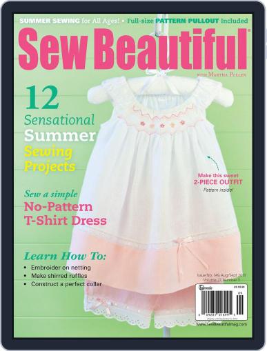 Sew Beautiful July 2nd, 2013 Digital Back Issue Cover