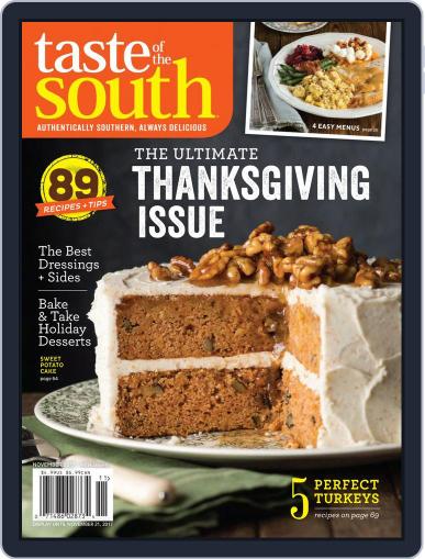 Taste of the South November 1st, 2017 Digital Back Issue Cover