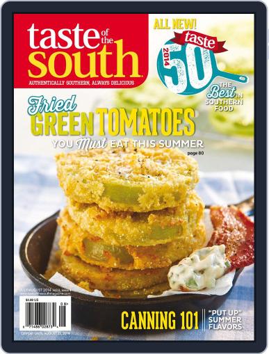 Taste of the South August 25th, 2014 Digital Back Issue Cover