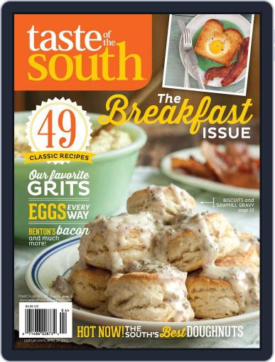 Taste of the South March 1st, 2013 Digital Back Issue Cover