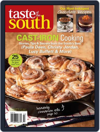 Taste of the South February 1st, 2012 Digital Back Issue Cover