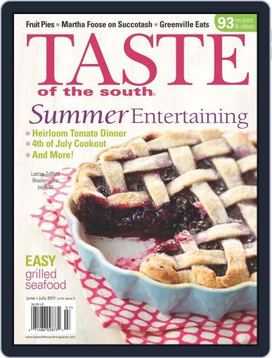 Taste of the South June 1st, 2011 Digital Back Issue Cover