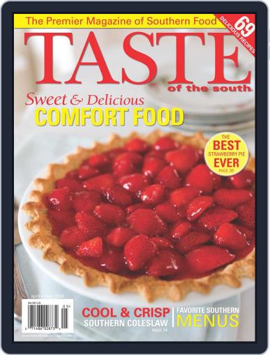 Taste of the South April 1st, 2009 Digital Back Issue Cover