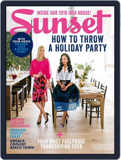 Sunset November 1st, 2016 Digital Back Issue Cover