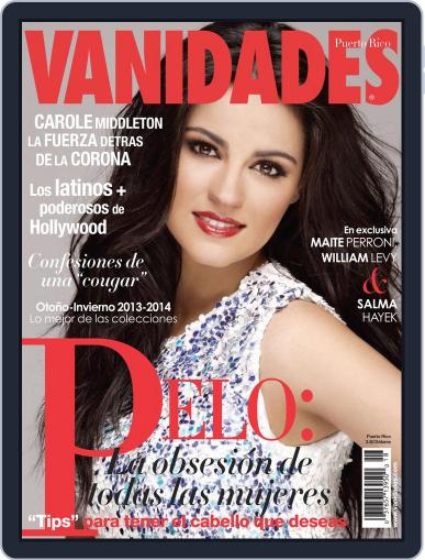 Vanidades Puerto Rico August 26th, 2013 Digital Back Issue Cover
