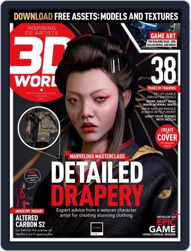 3D World June 1st, 2020 Digital Back Issue Cover