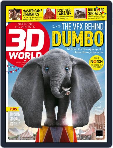 3D World June 1st, 2019 Digital Back Issue Cover