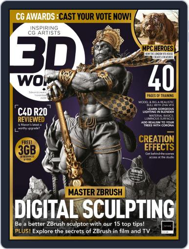 3D World November 1st, 2018 Digital Back Issue Cover