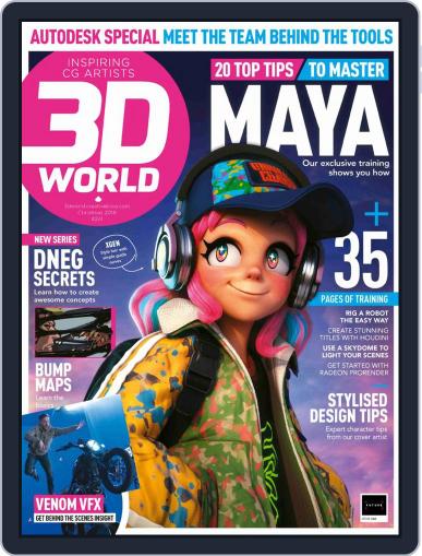 3D World October 24th, 2018 Digital Back Issue Cover