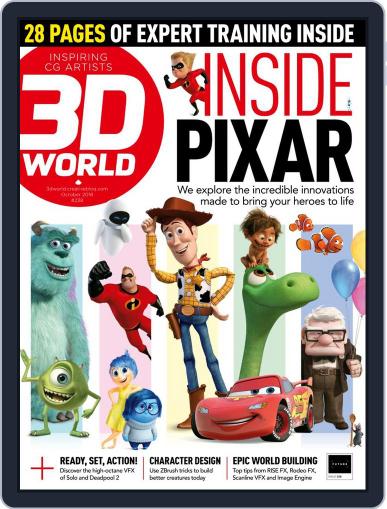 3D World October 1st, 2018 Digital Back Issue Cover
