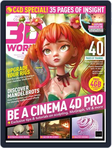 3D World September 1st, 2018 Digital Back Issue Cover