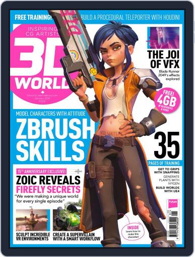 3D World January 1st, 2018 Digital Back Issue Cover
