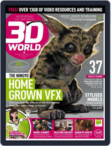 3D World November 1st, 2017 Digital Back Issue Cover