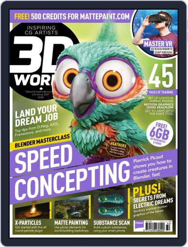 3D World October 25th, 2017 Digital Back Issue Cover