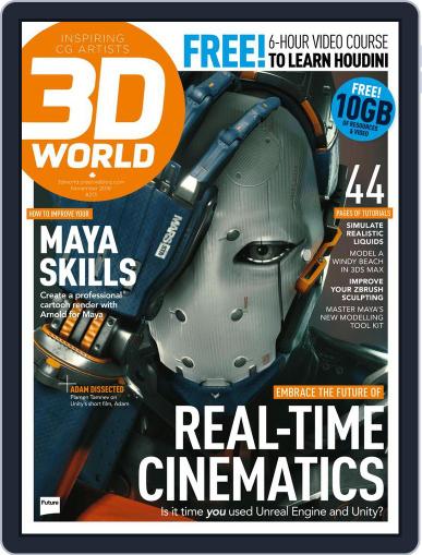 3D World November 1st, 2016 Digital Back Issue Cover