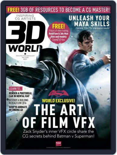 3D World March 23rd, 2016 Digital Back Issue Cover
