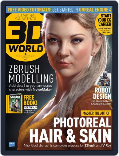 3D World June 1st, 2015 Digital Back Issue Cover