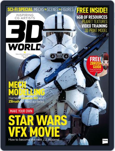 3D World March 24th, 2015 Digital Back Issue Cover