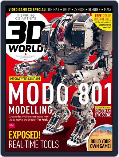 3D World July 14th, 2014 Digital Back Issue Cover