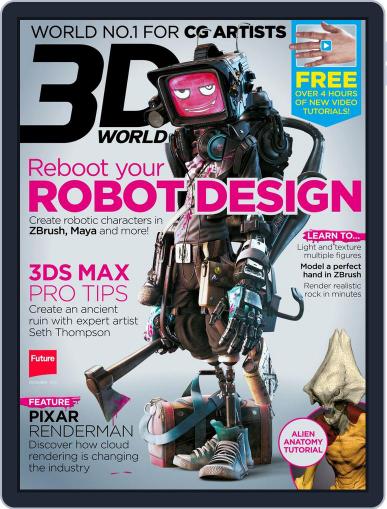 3D World October 7th, 2013 Digital Back Issue Cover