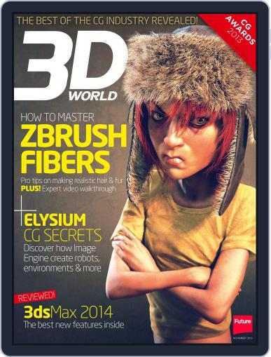 3D World September 9th, 2013 Digital Back Issue Cover